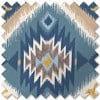 Navajo, Indigo - Twist&Fit Roman Blind